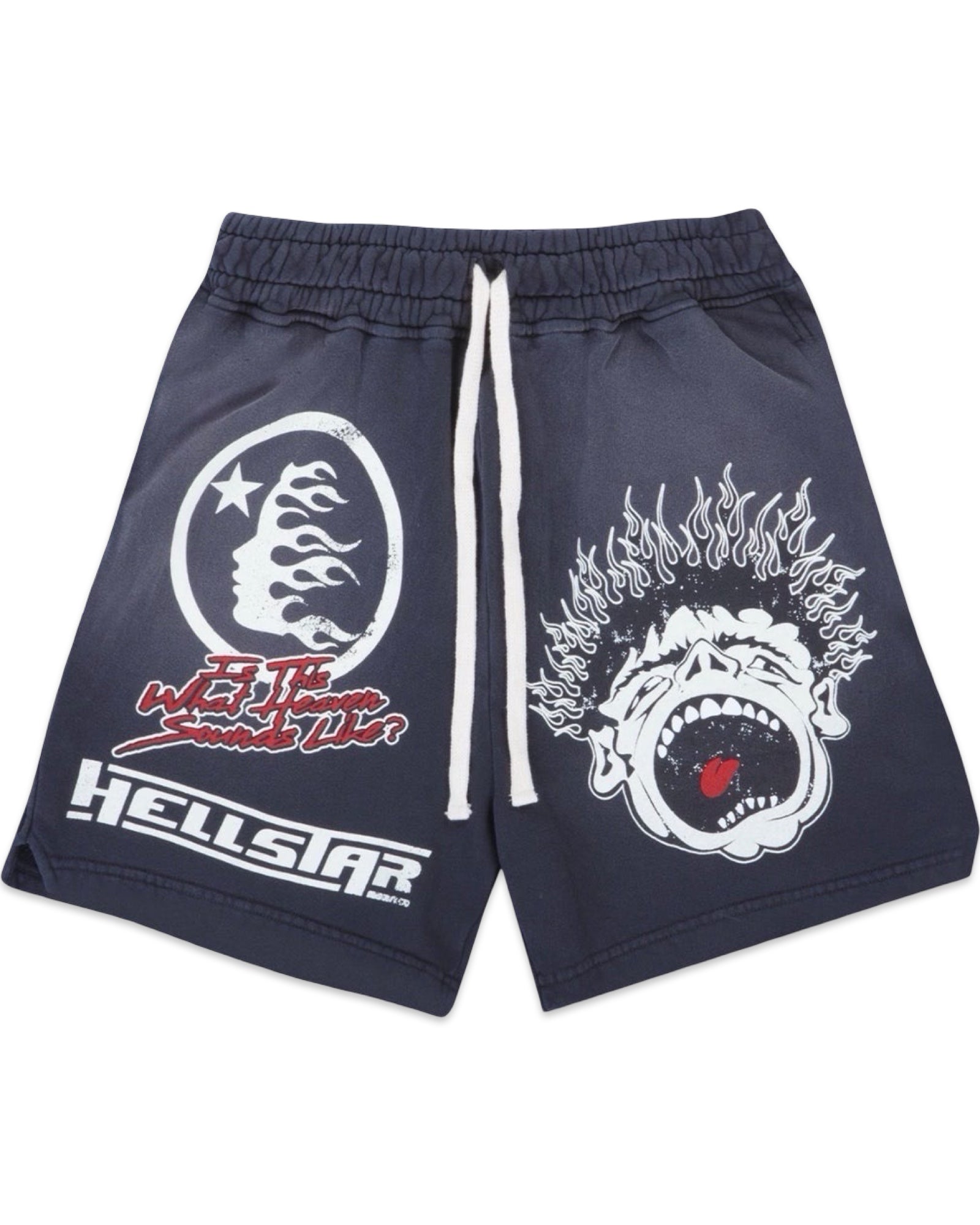 Hellstar Records Shorts Faded Black