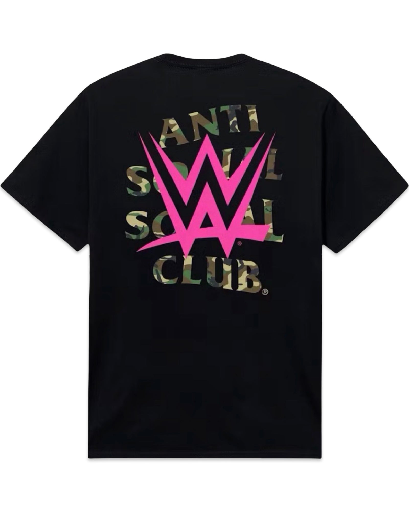 Anti Social Social Club x WWE Locked Out Tee Black