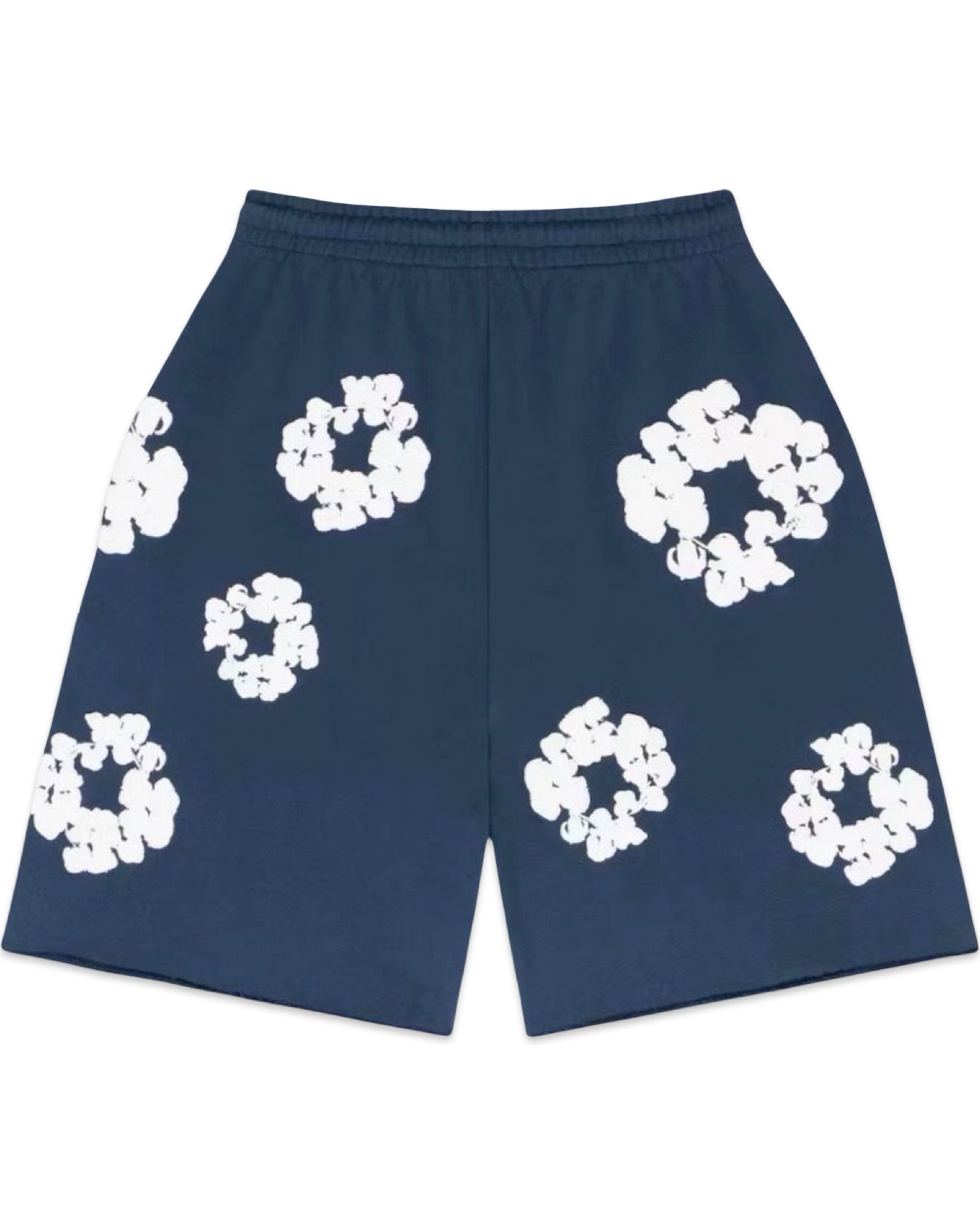 Denim Tears Cotton Wreath Shorts Navy