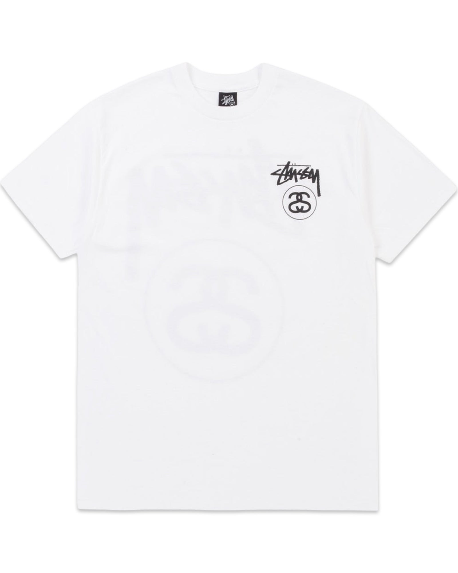 Stussy SS Stock Link White Tee