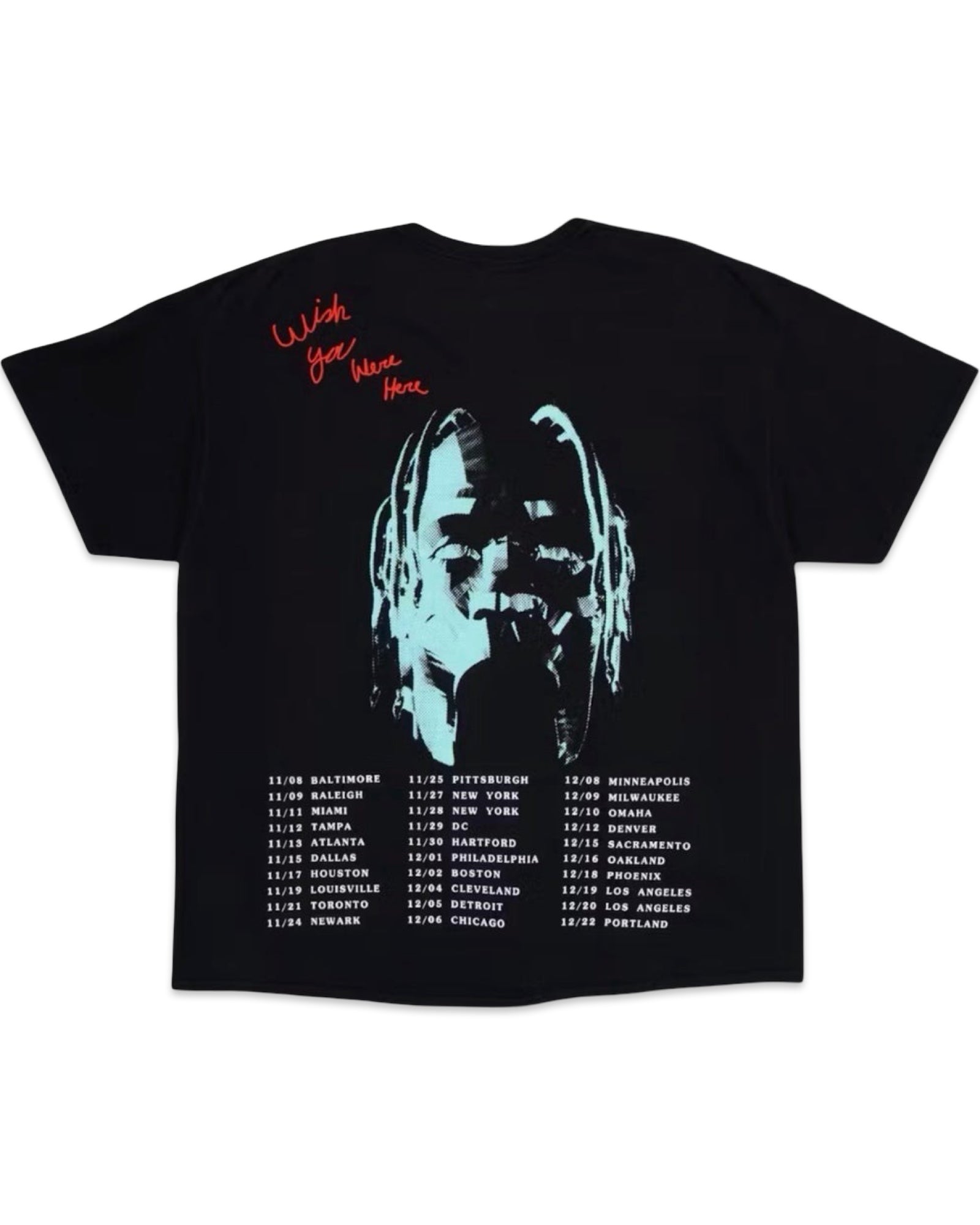 Travis Scott Astroworld Tour Tee Black