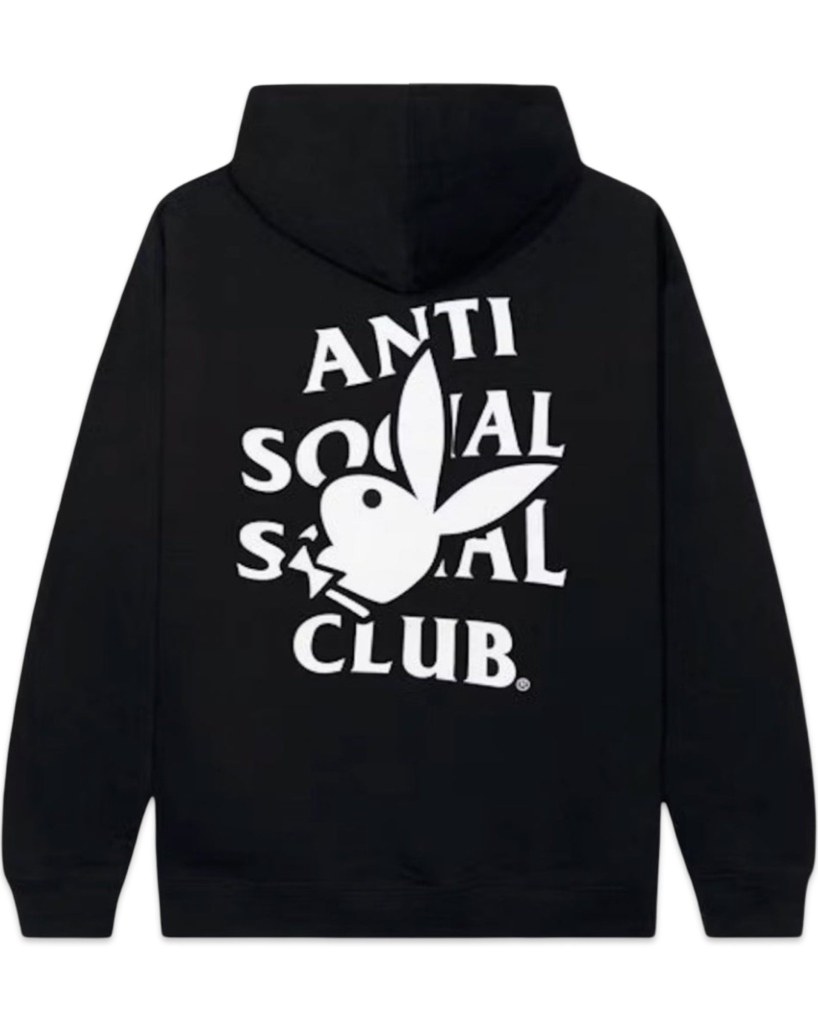 Anti Social Social Club x Playboy Bunny Logo Hoodie Black