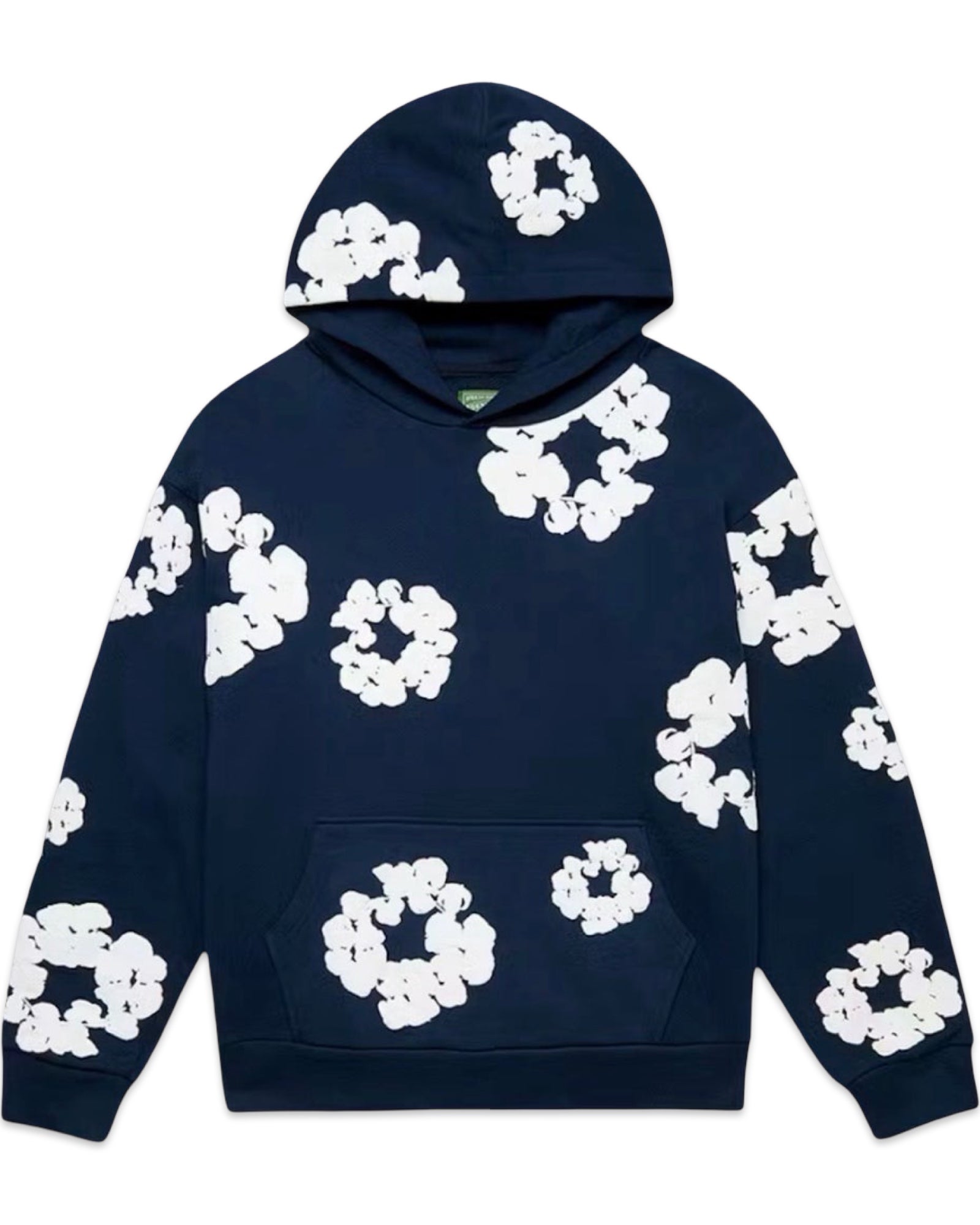 Denim Tears Cotton Wreath Hoodie Navy