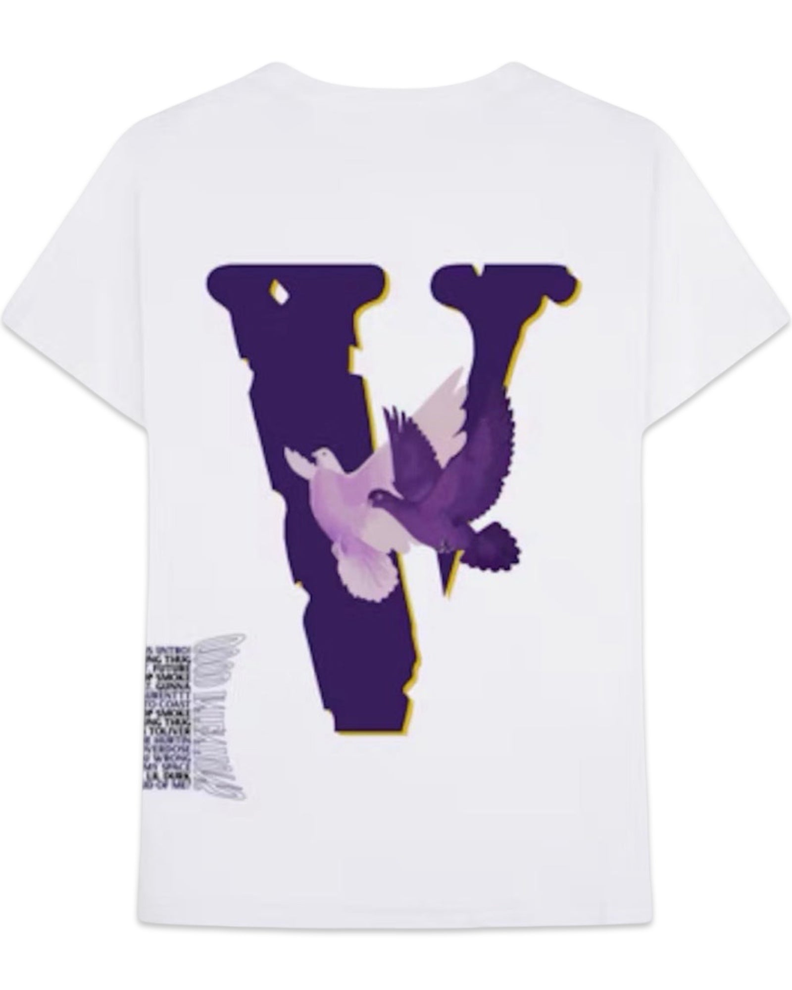 VLONE x NAV Doves Tee White