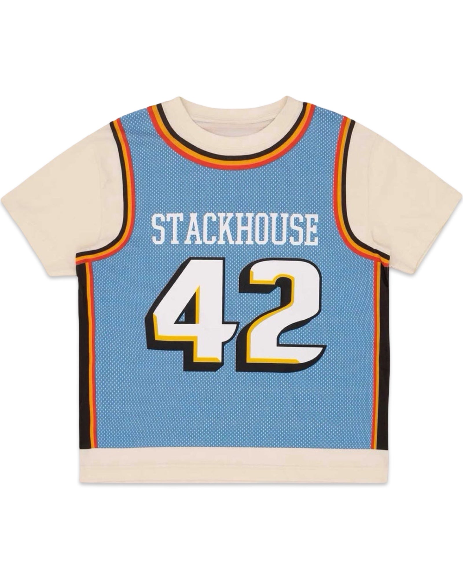 Bravest Studios Stacks Jersey Tee Blue