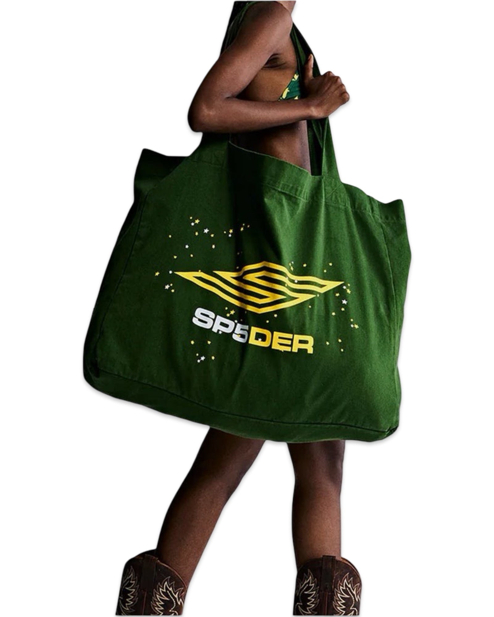 Sp5der Tote Bag Green