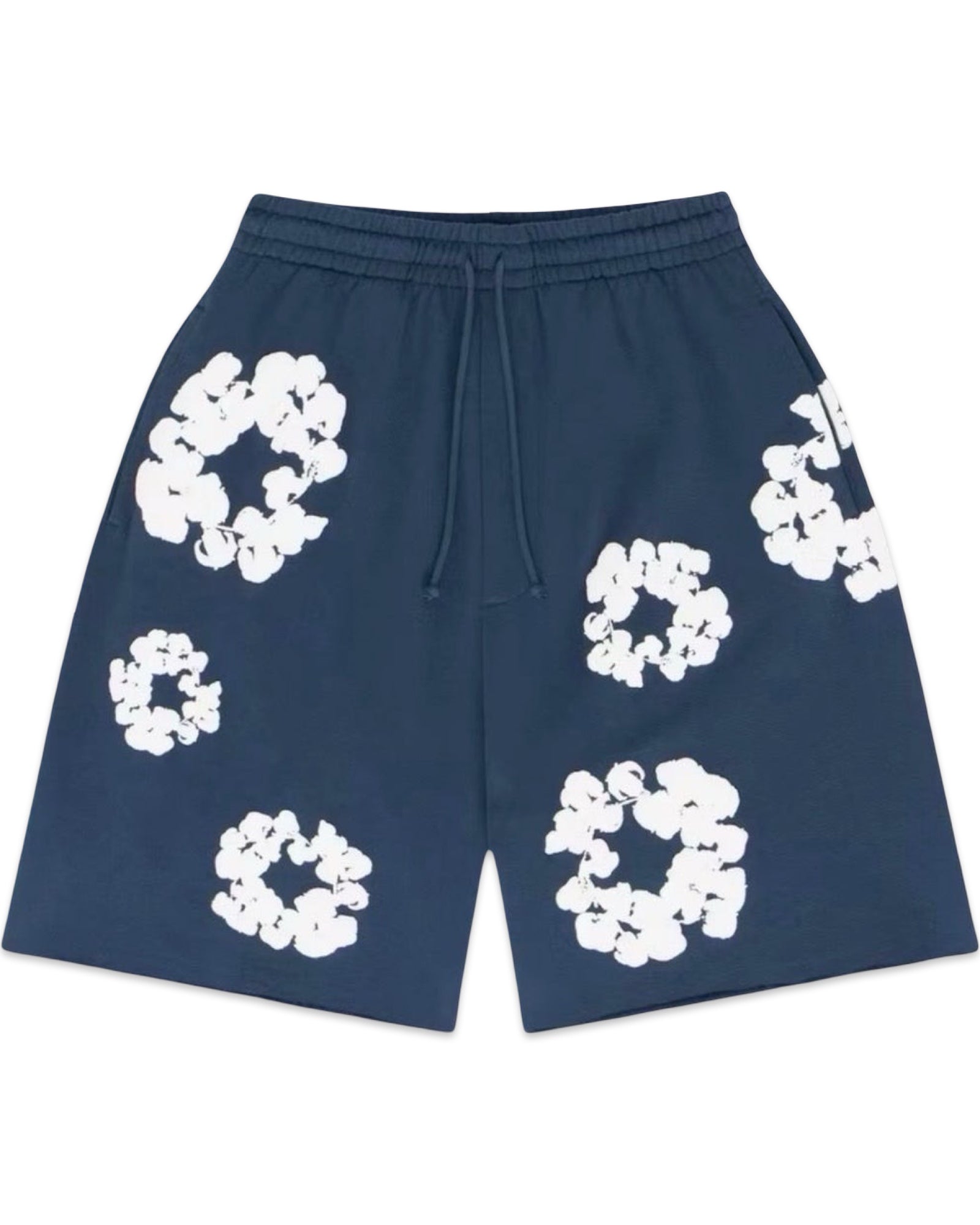 Denim Tears Cotton Wreath Shorts Navy