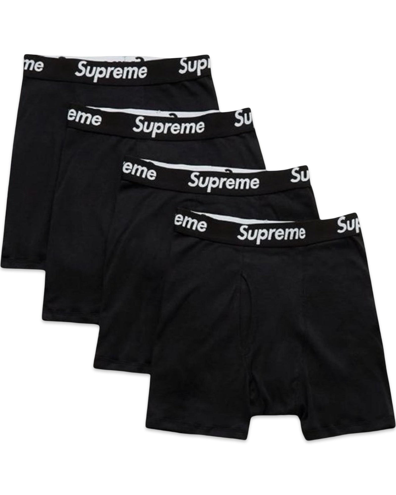 Supreme Haines Boxer Brief Black(4-Pack)