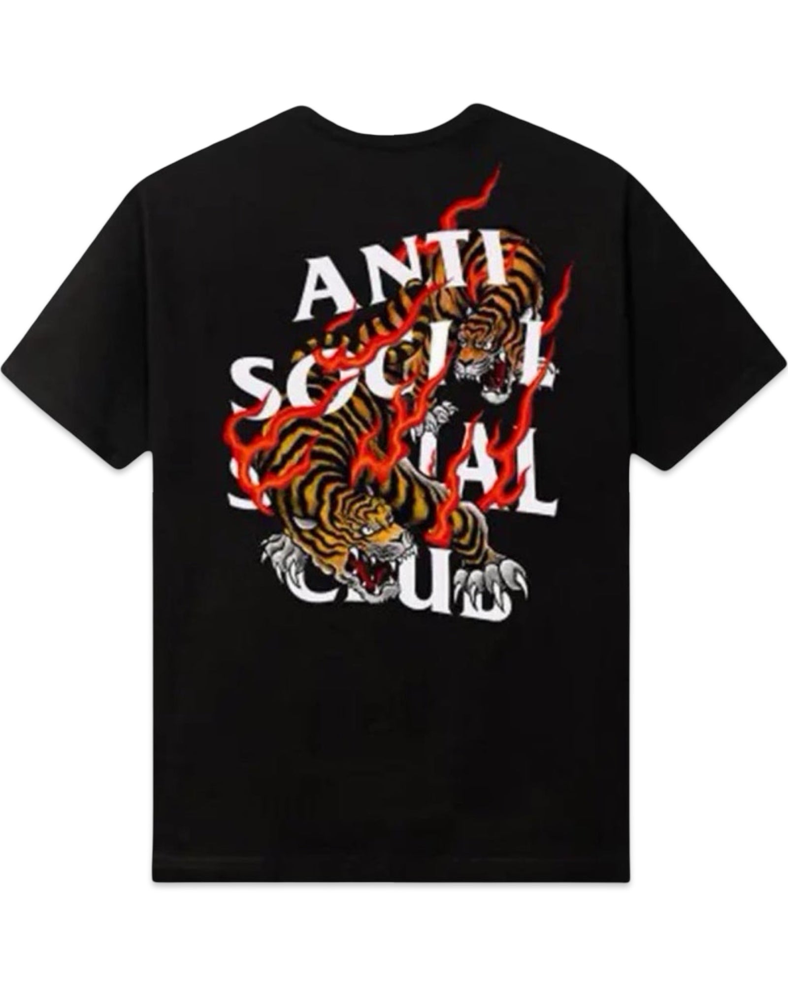 Anti Social Social Club Tiger Tee Black