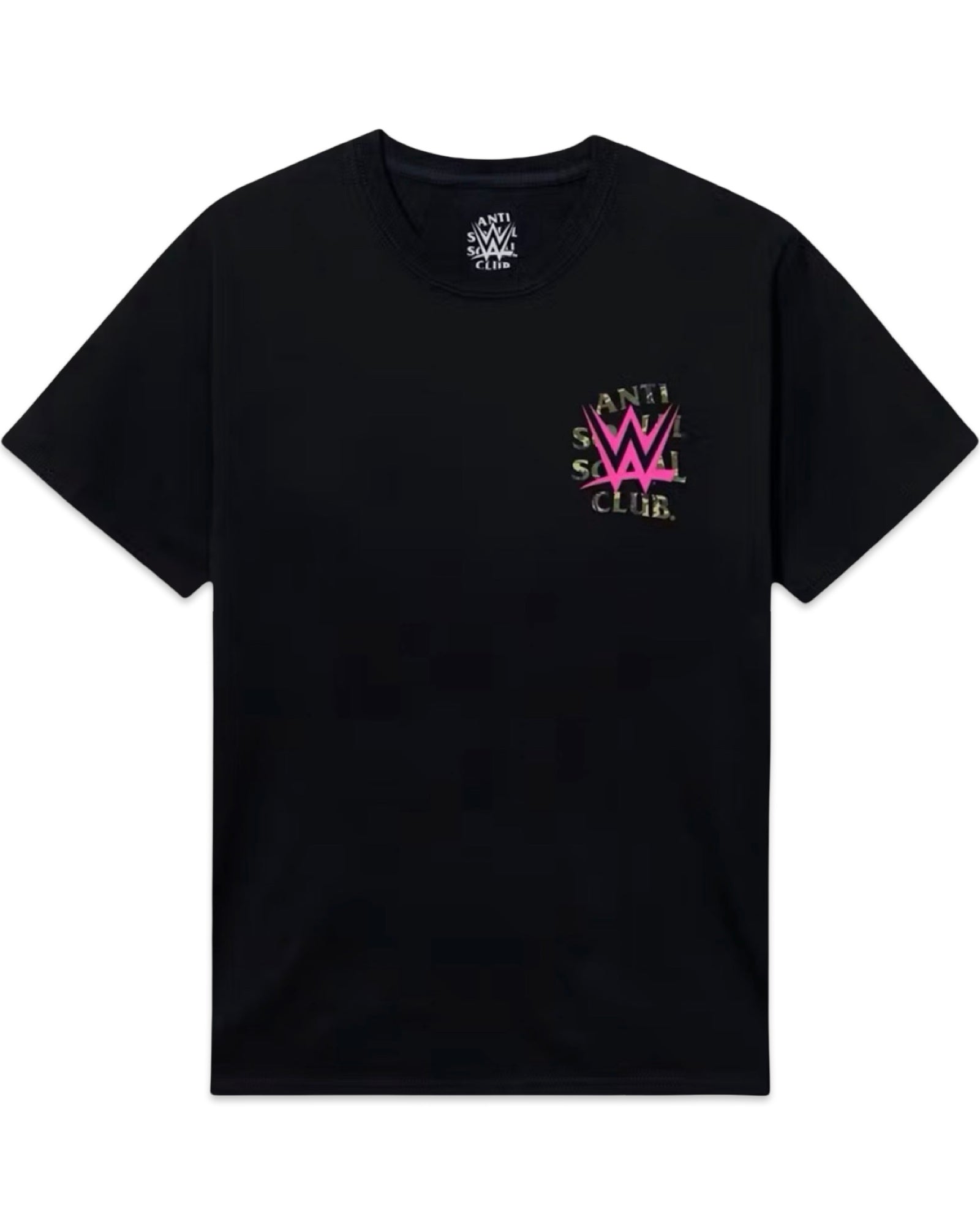 Anti Social Social Club x WWE Locked Out Tee Black