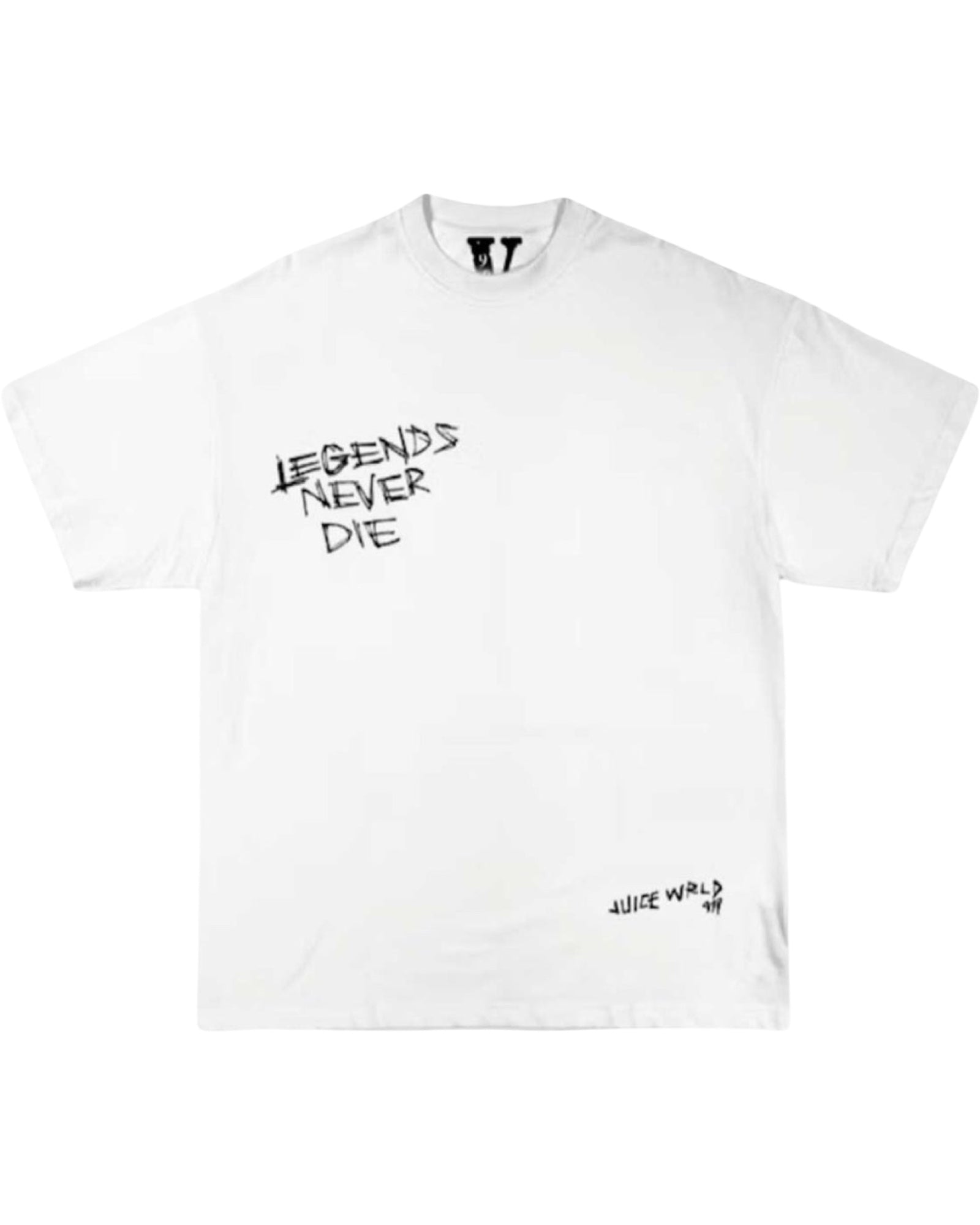 VLONE x Juice WRLD Album Face Tee White