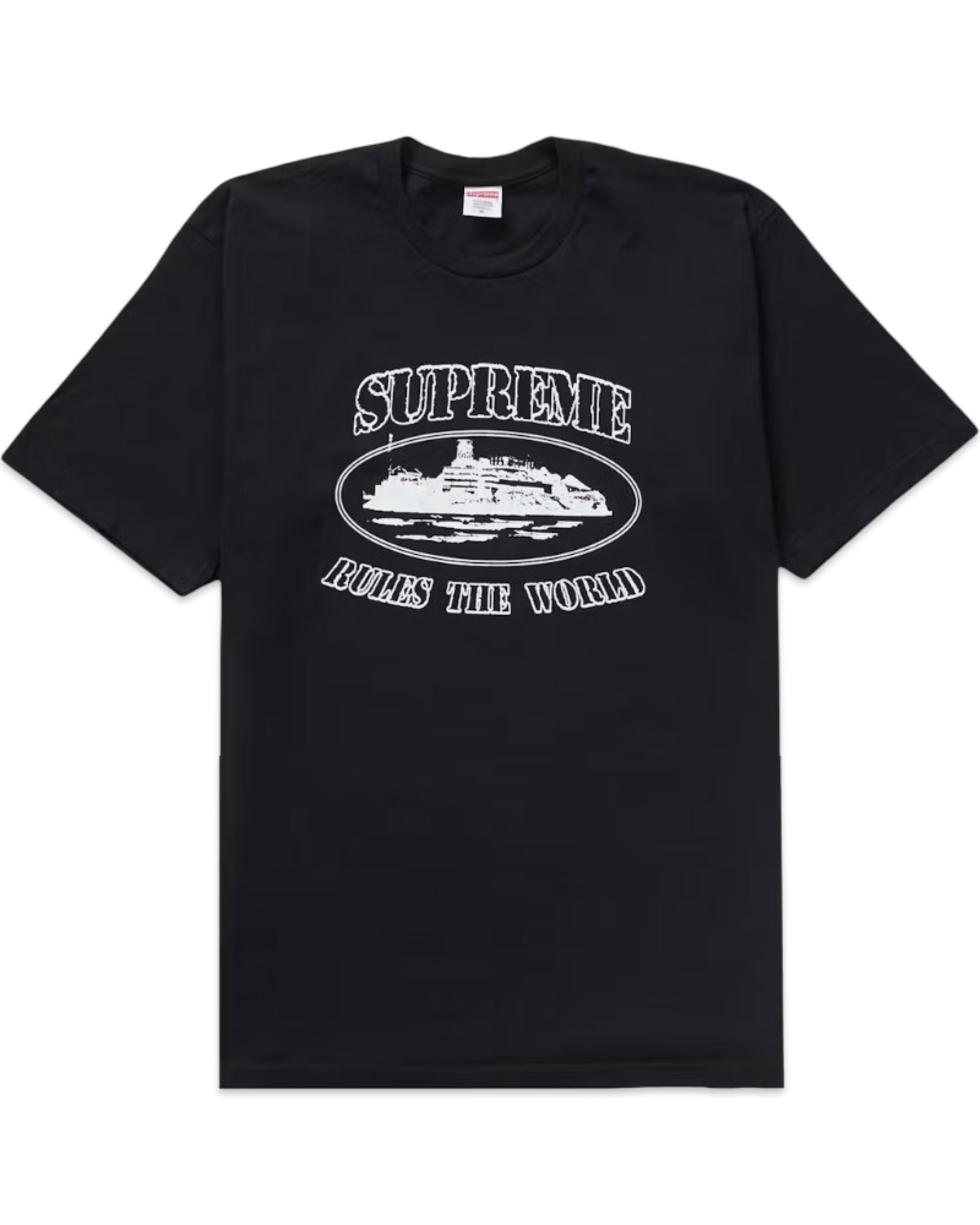 Supreme Corteiz Rules the World Tee Black