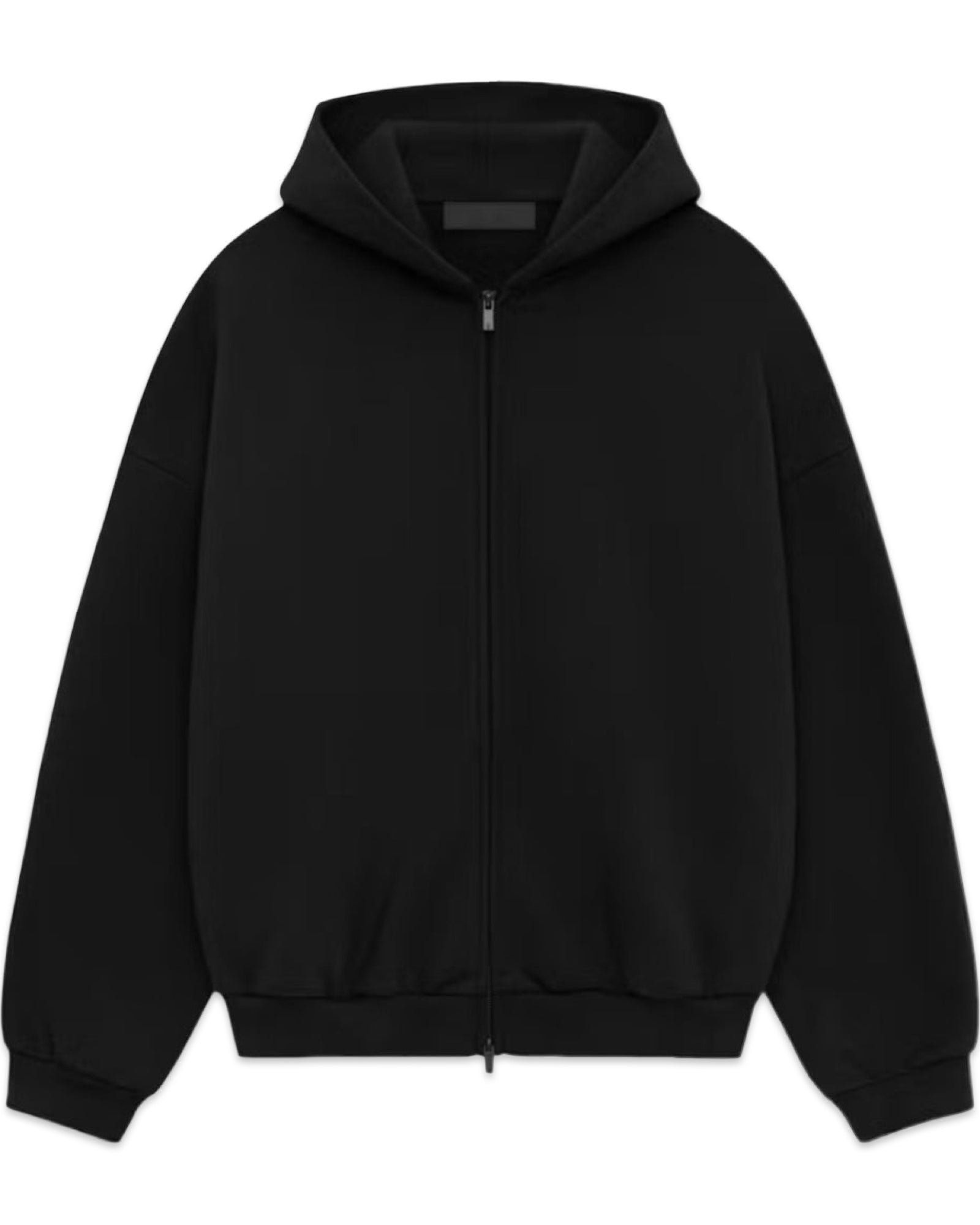 Fear of God Essentials FW24 State Zip Up Hoodie Black