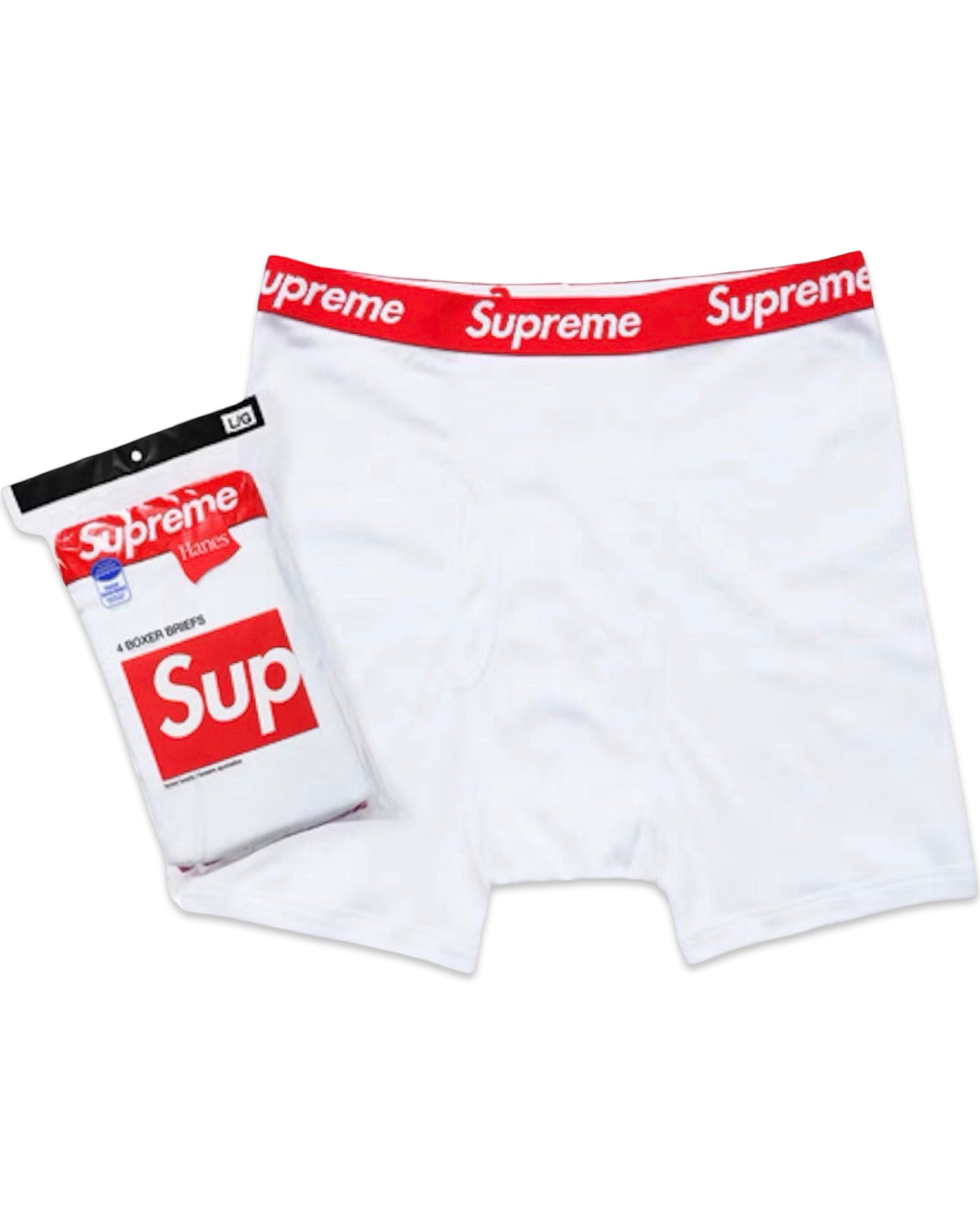 Supreme Haines Boxer Brief White (4-Pack)