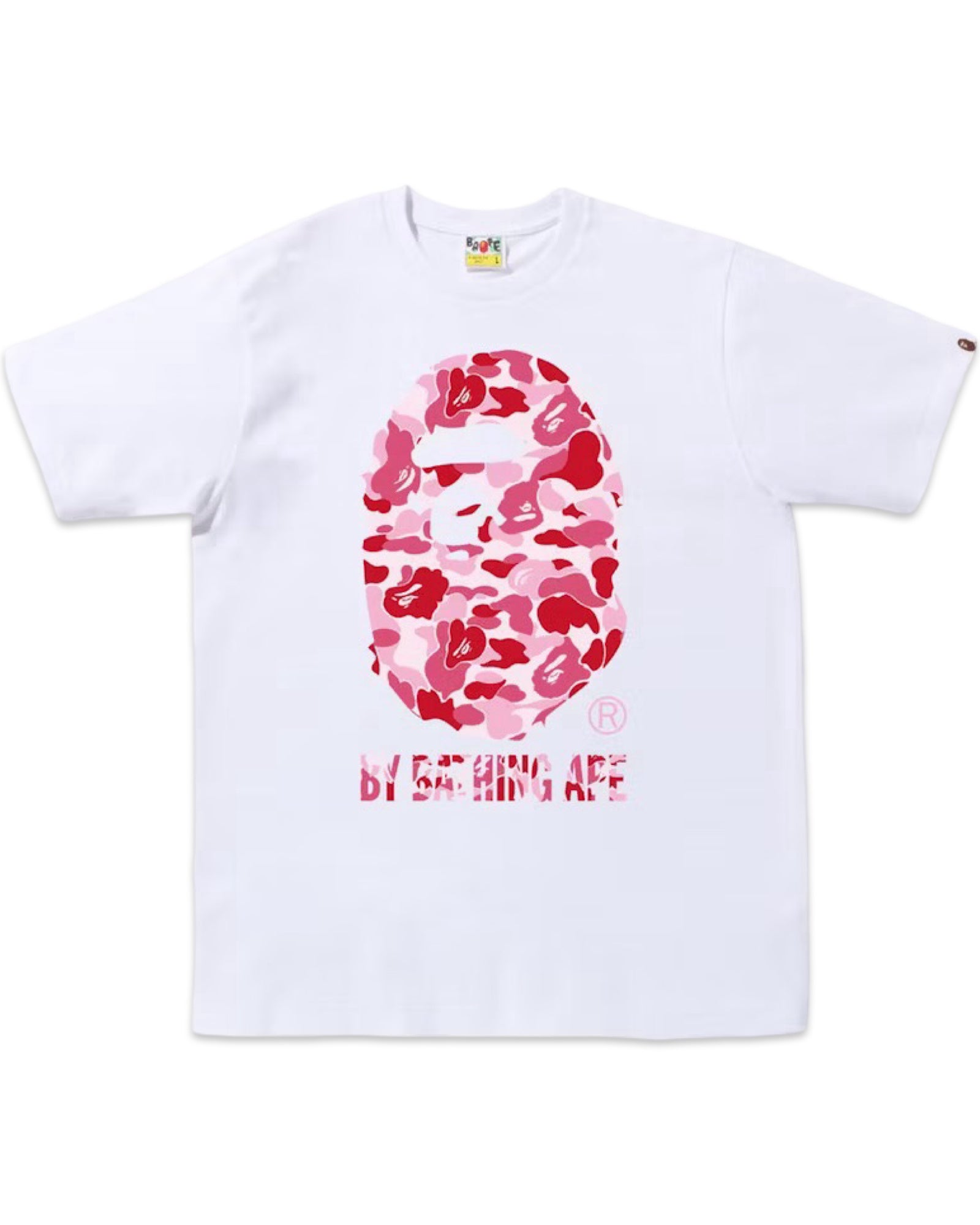 BAPE ABC Camo Tee White Pink