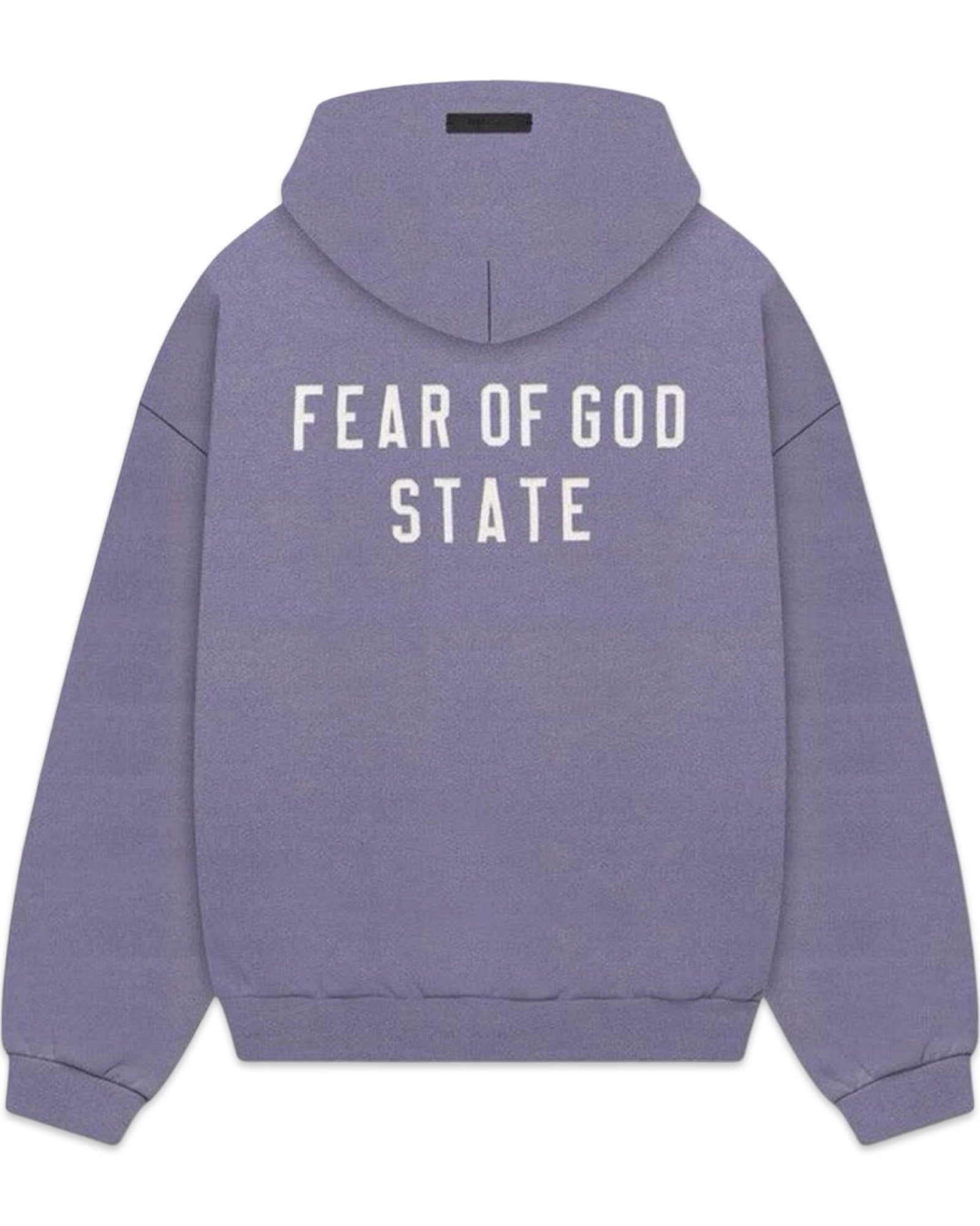 Fear of God Essentials FW24 State Zip Up Hoodie Lavender
