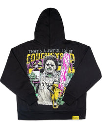 Awful Lot of Cough Syrup Chainsaw Hoodie Black