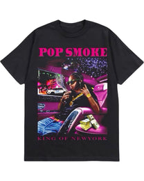 VLONE x Pop Smoke King of New York Tee Black