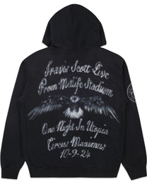 Travis Scott Freedom Zip Up Hoodie Black