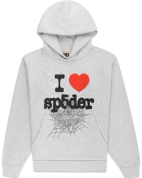 Sp5der Souvenir Hoodie Grey