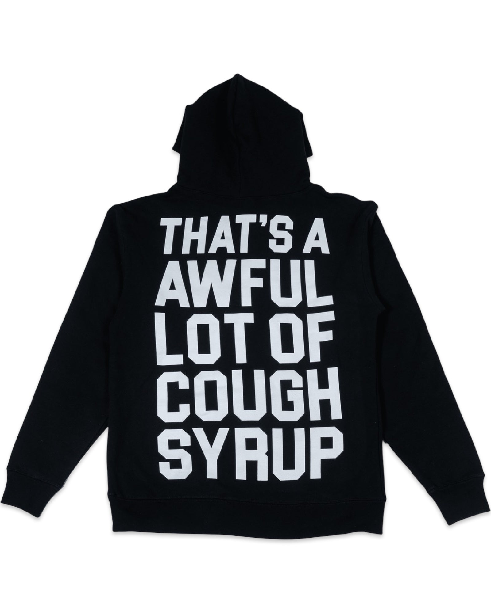 Awful Lot of Cough Syrup Classic Logo Hoodie Black