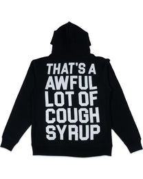 Awful Lot of Cough Syrup Classic Logo Hoodie Black