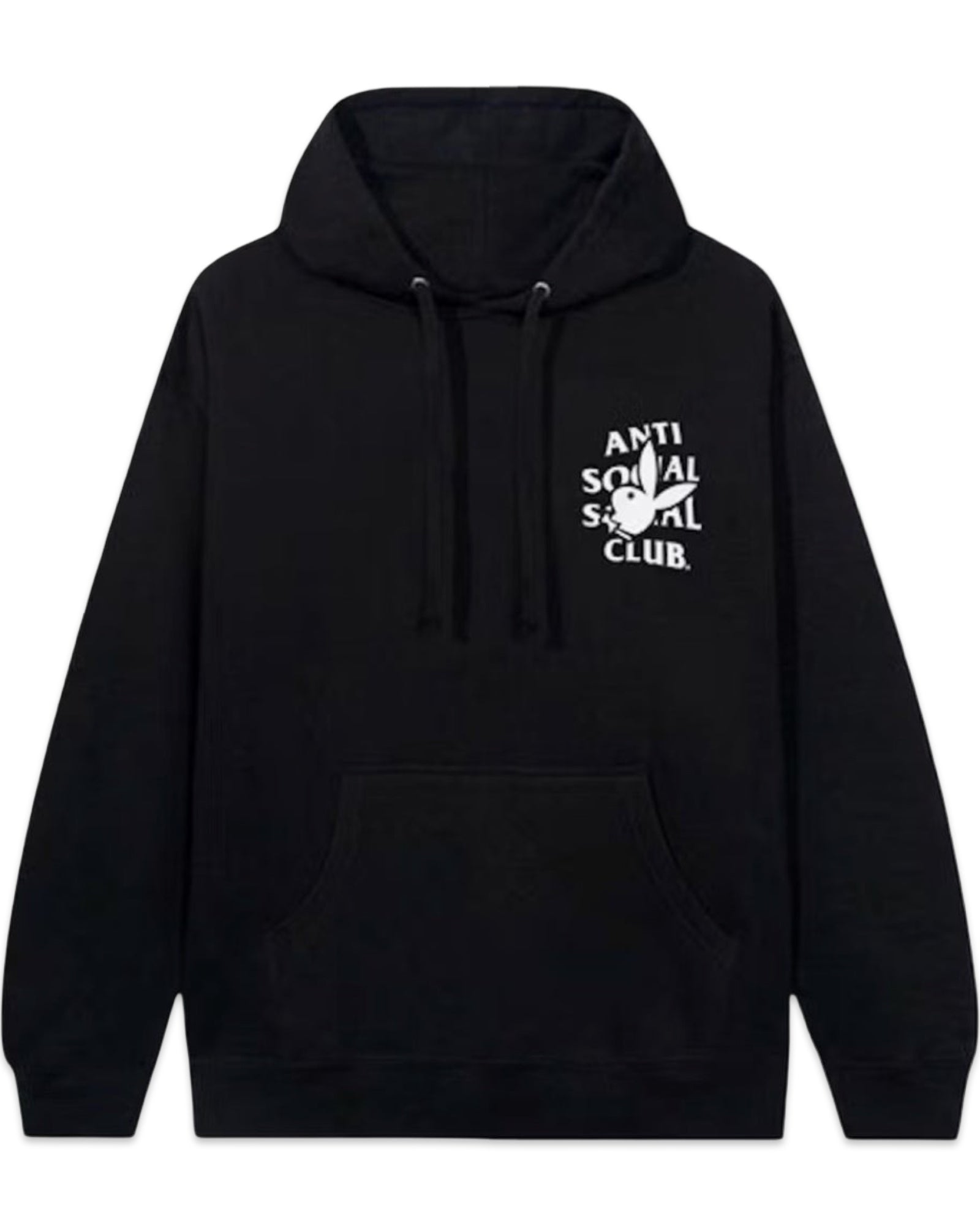 Anti Social Social Club x Playboy Bunny Logo Hoodie Black