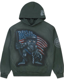 Travis Scott Metlife Flag Hoodie Green