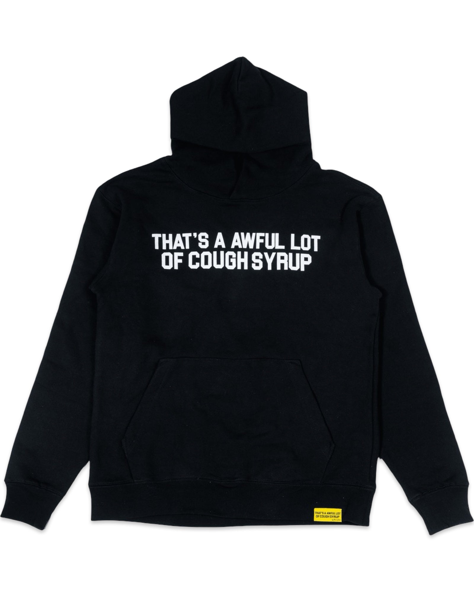 Awful Lot of Cough Syrup Classic Logo Hoodie Black