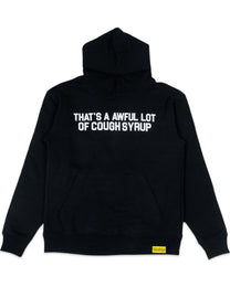 Awful Lot of Cough Syrup Classic Logo Hoodie Black