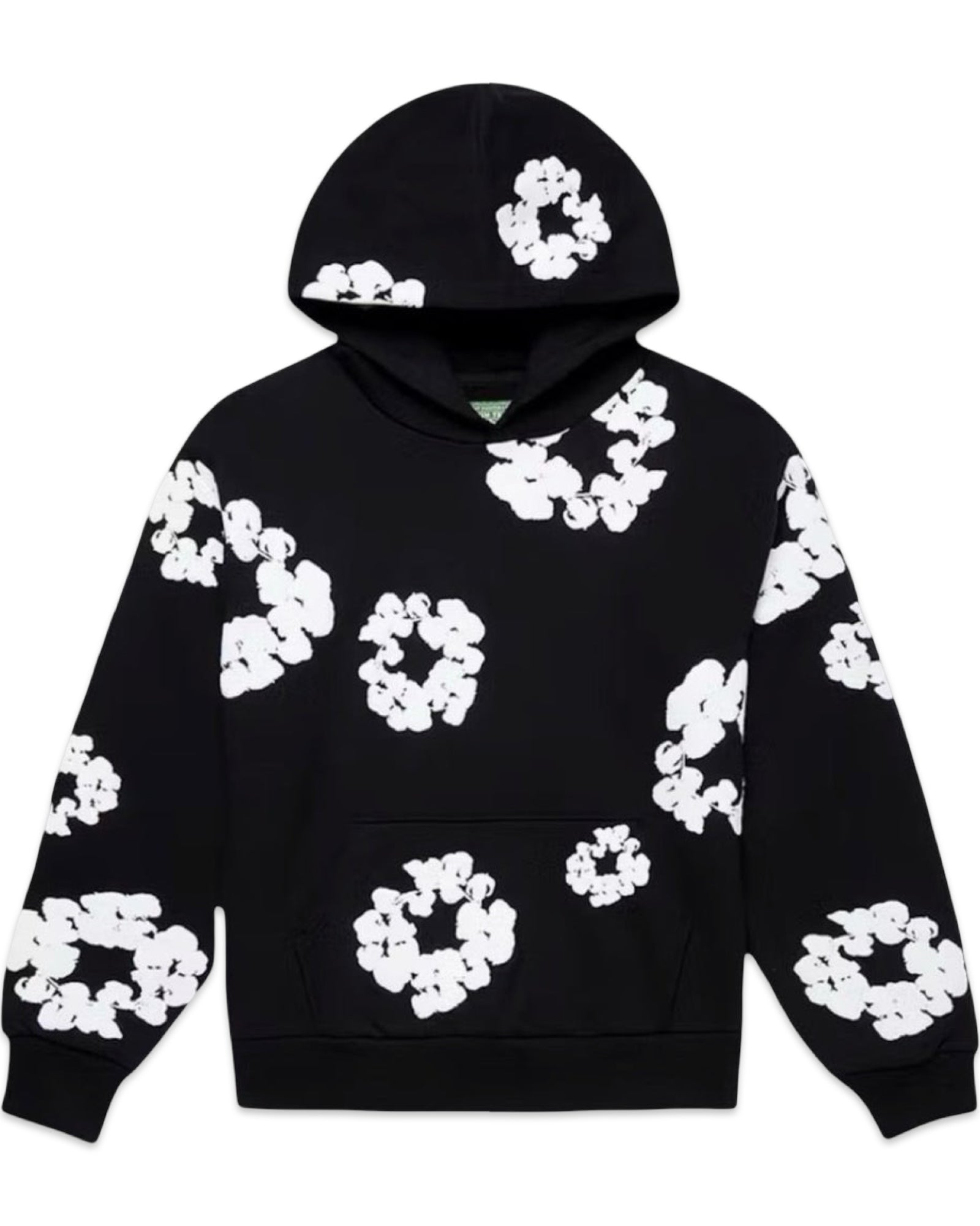 Denim Tears Cotton Wreath Hoodie Black