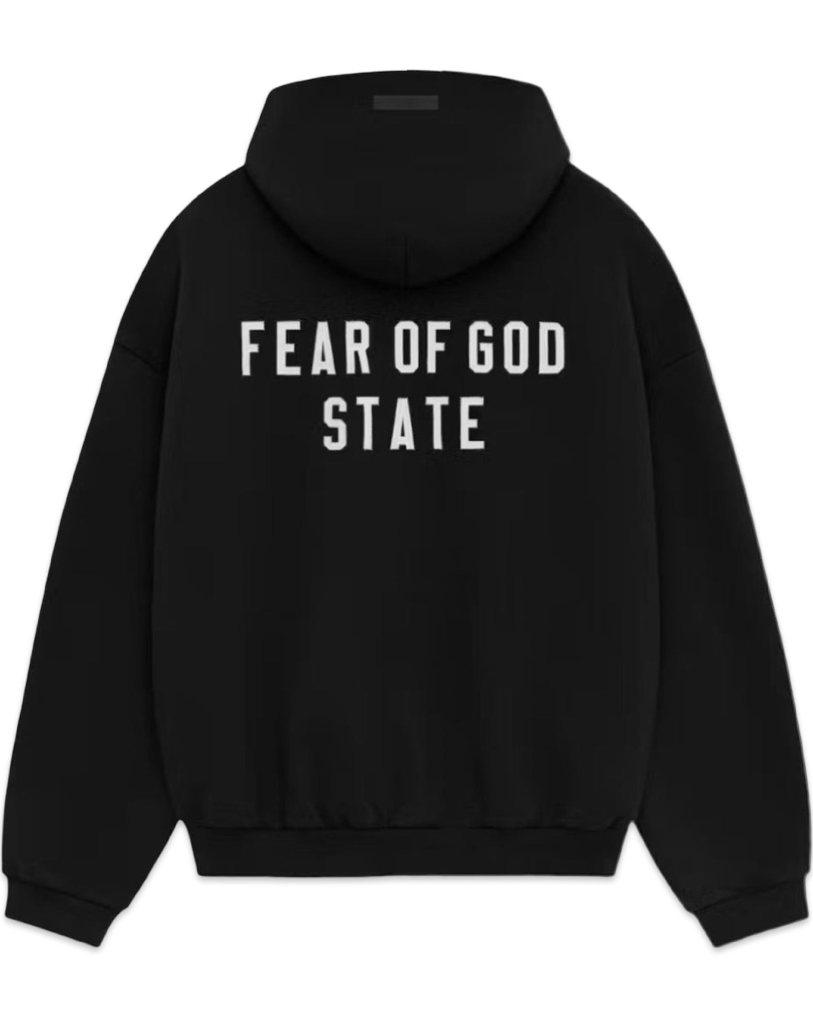 Fear of God Essentials FW24 State Zip Up Hoodie Black