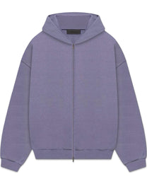Fear of God Essentials FW24 State Zip Up Hoodie Lavender
