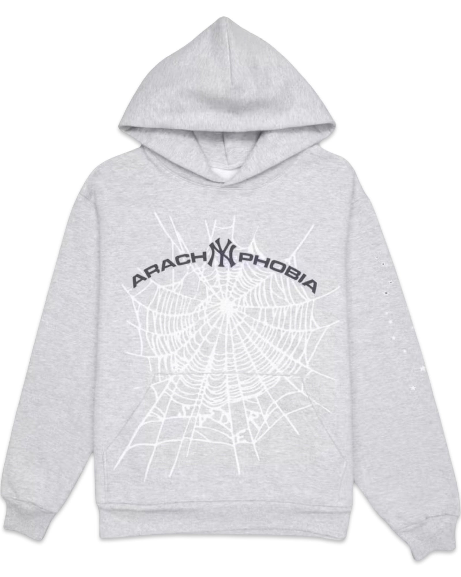 Sp5der NY Arachnaphobia Hoodie Grey