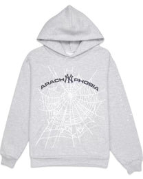 Sp5der NY Arachnaphobia Hoodie Grey