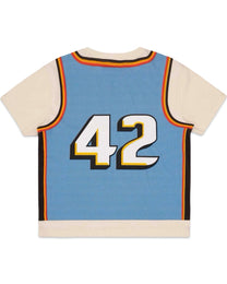 Bravest Studios Stacks Jersey Tee Blue