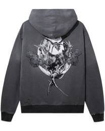 Revenge Kosuke Kawamura Glitch Arch Hoodie Grey