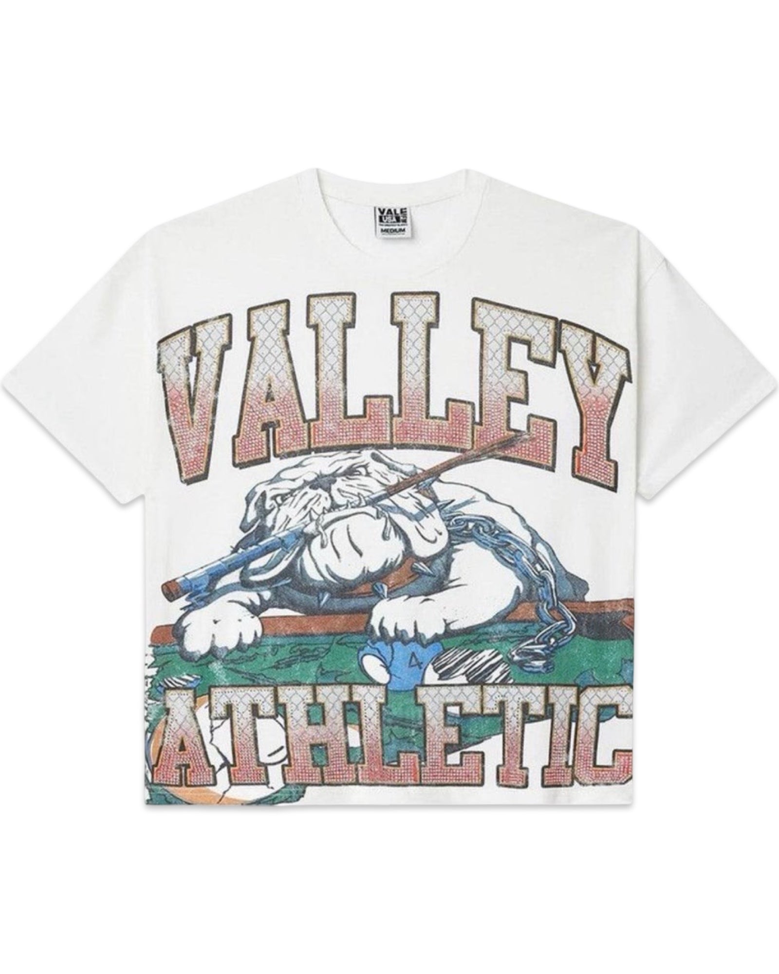 Vale Bulldog Bling Tee White