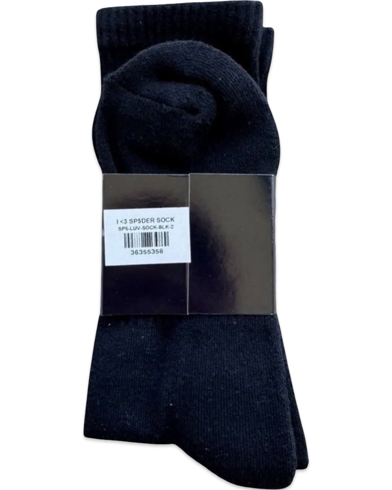 Sp5der Souvenir Socks Black