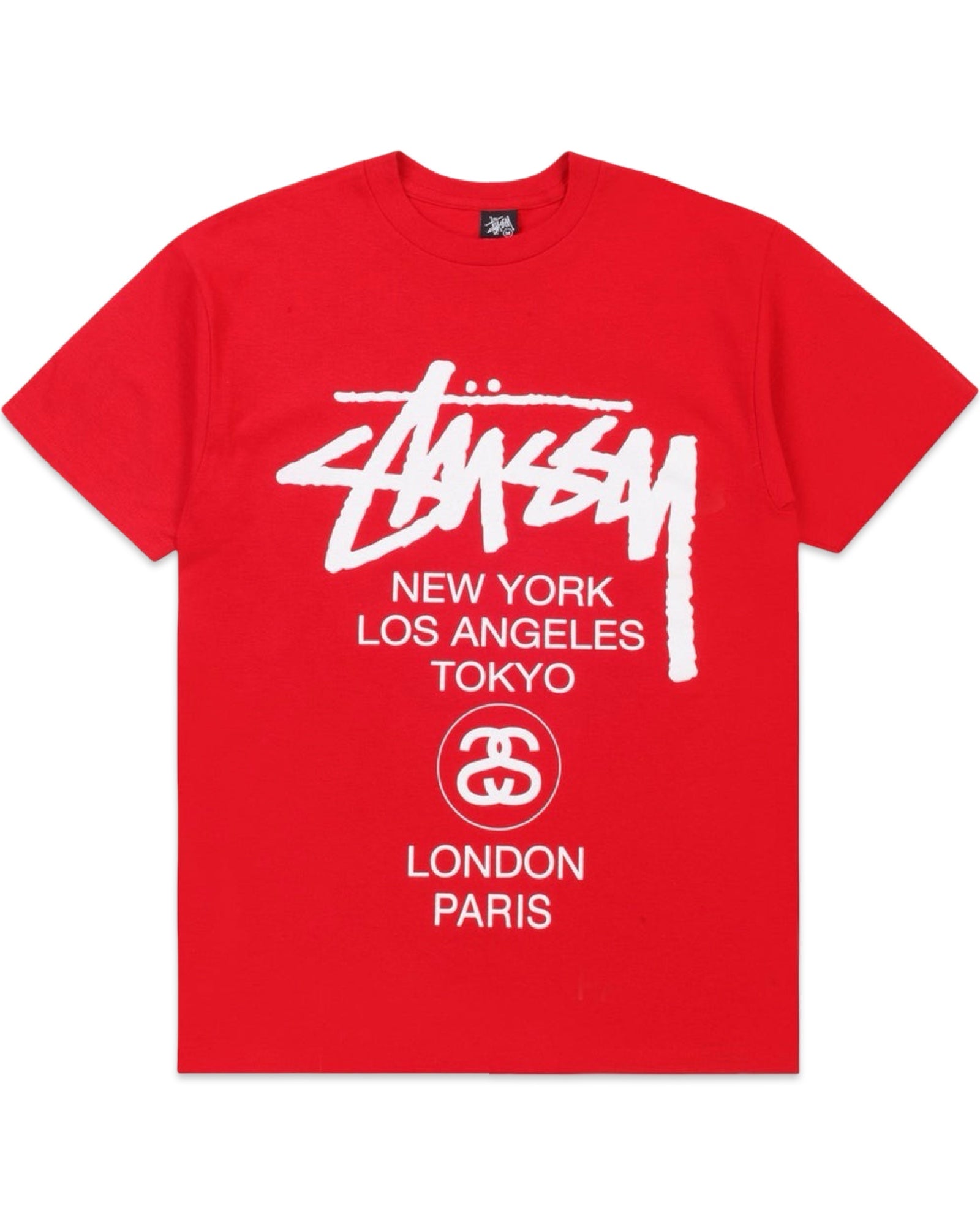 Stussy SS Tour Red Tee