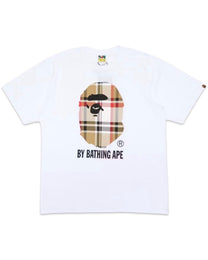 BAPE Check by Bathing Ape Tee White