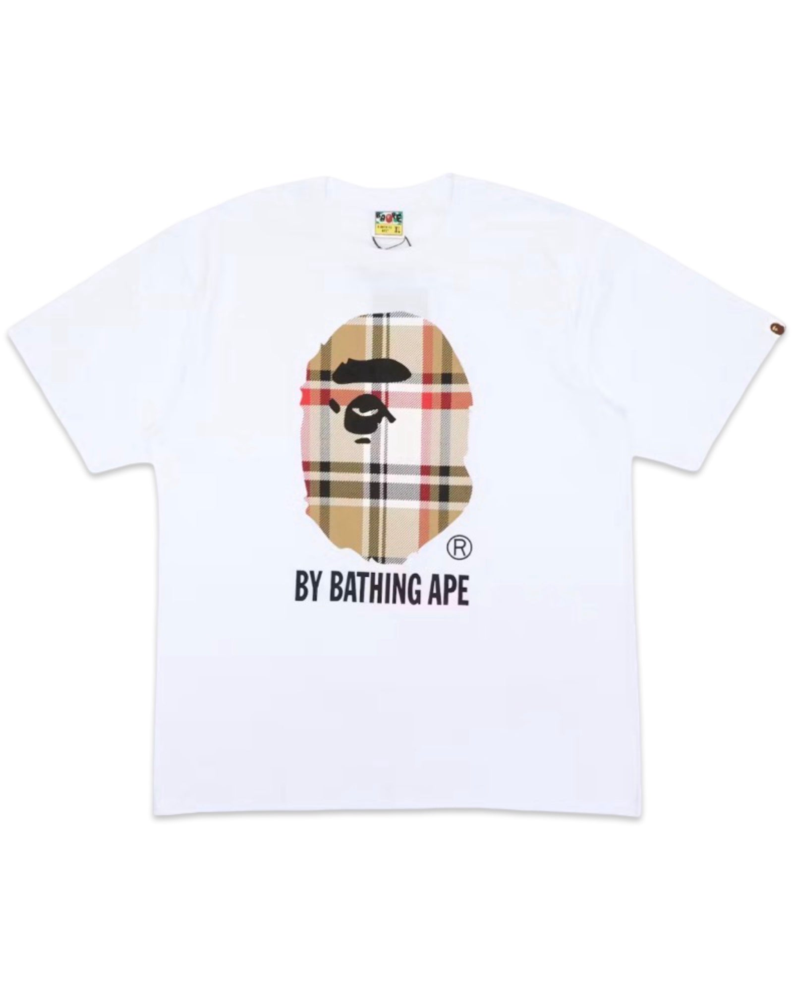 BAPE Check by Bathing Ape Tee White