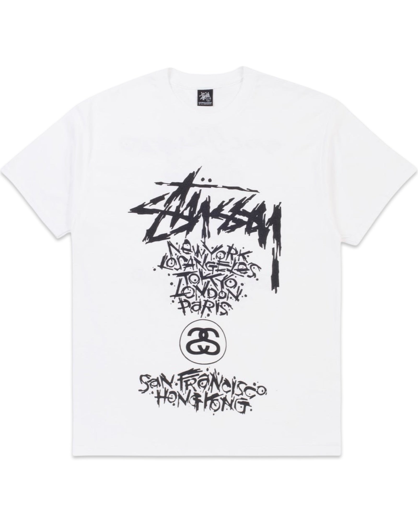 Stussy SS Pushead Tour White Tee