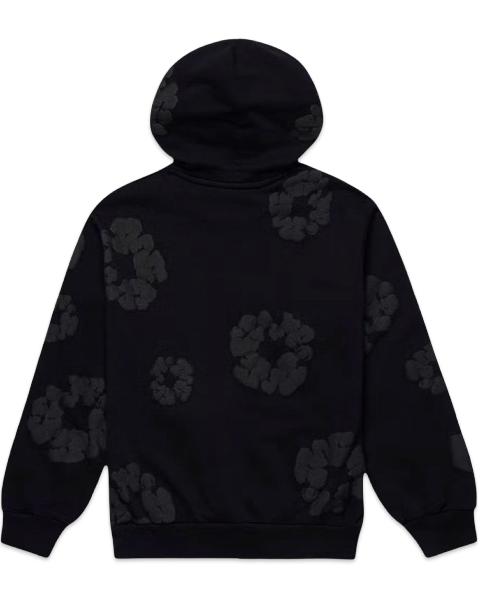Denim Tears Mono Wreath Hoodie Black