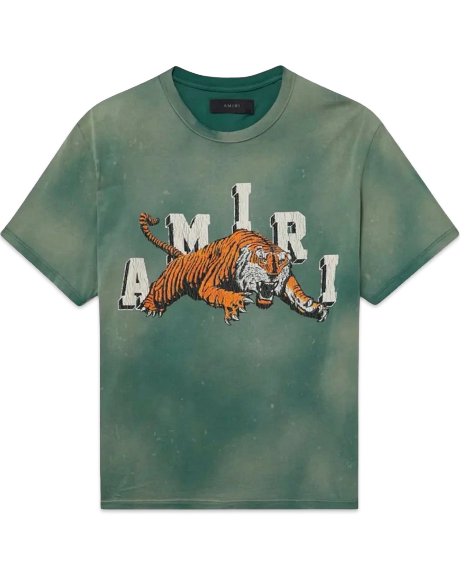 Amiri Tiger Tee Green