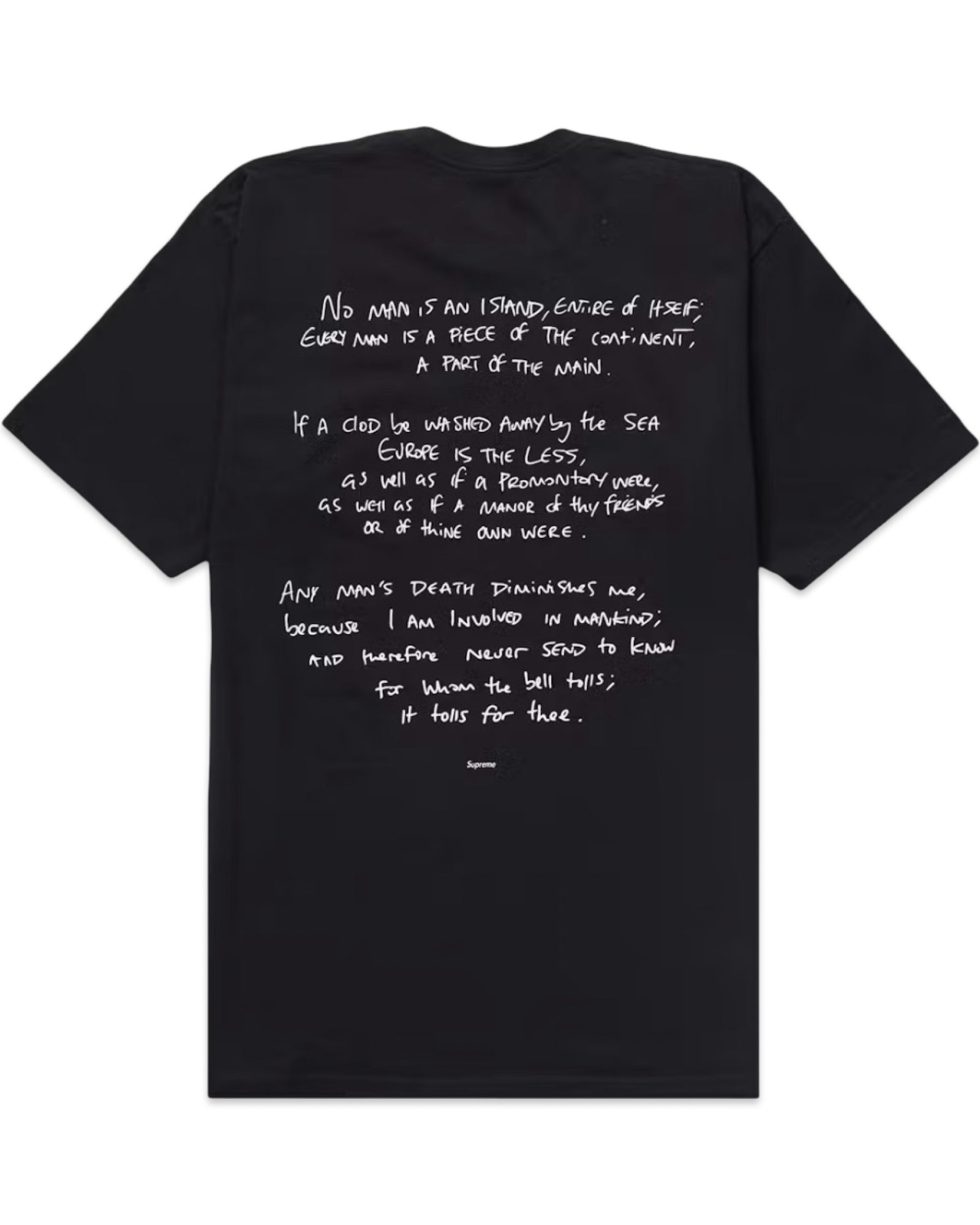 Supreme Corteiz Rules the World Tee Black