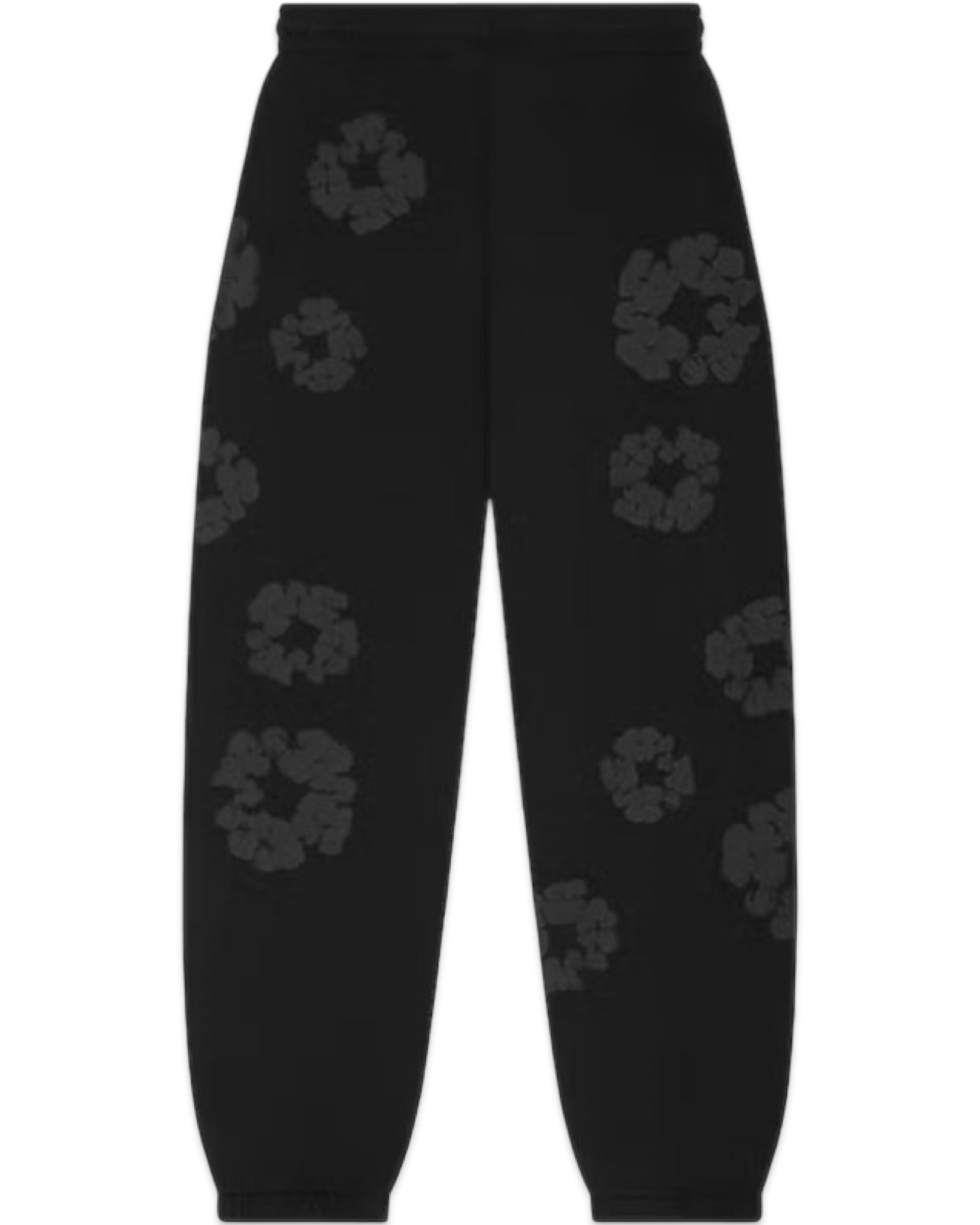Denim Tears Cotton Wreath Mono Sweatpants Black