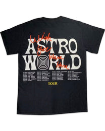 Travis Scott Astroworld Wish You Were Here Tee Black