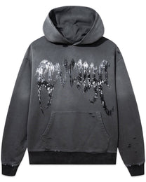 Revenge Kosuke Kawamura Glitch Arch Hoodie Grey