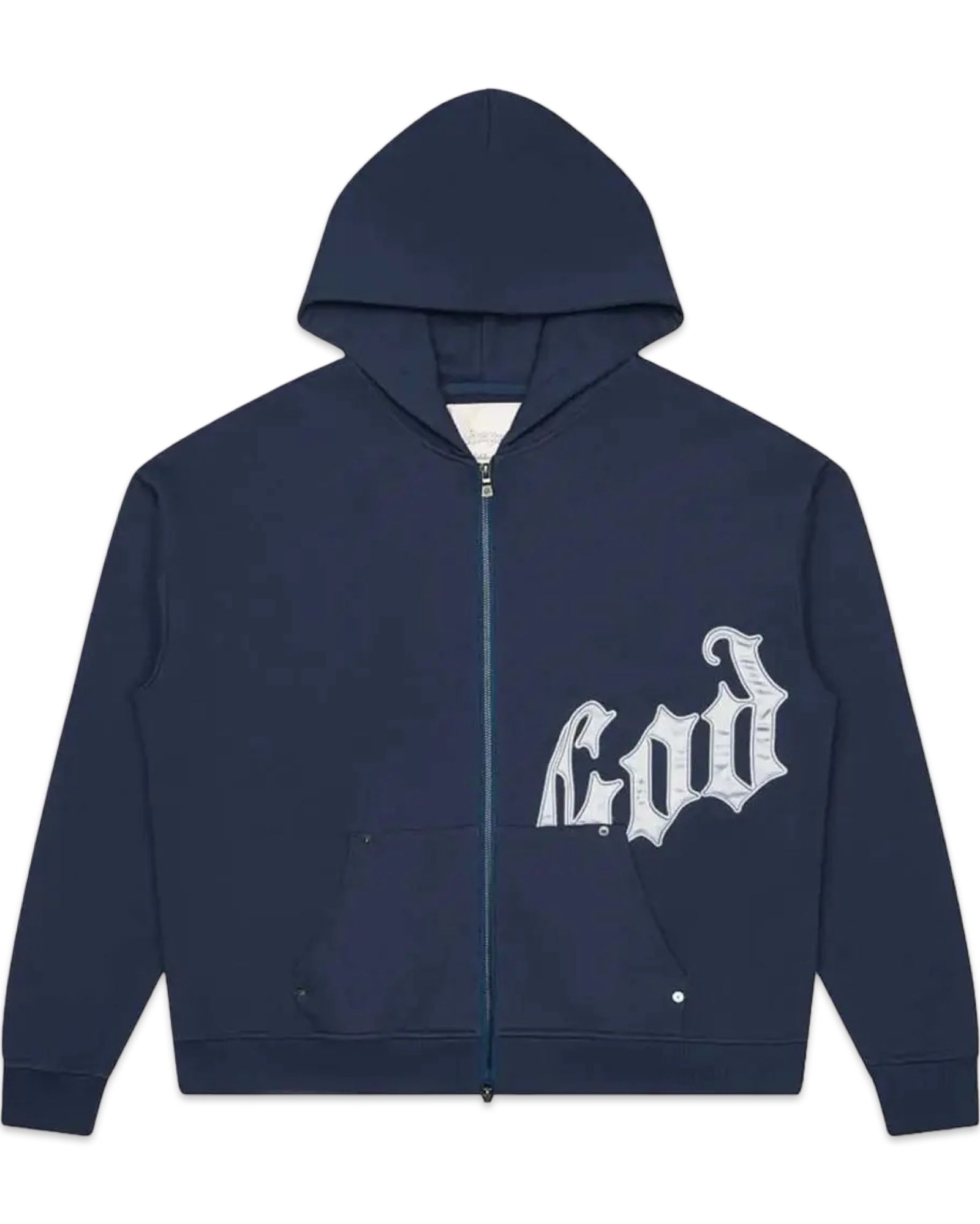 Godspeed OG Logo V2 Zip Up Hoodie Navy